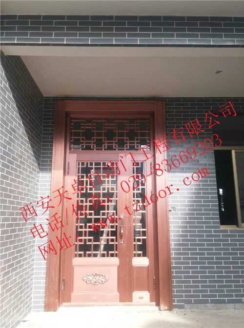 西安玻璃銅門(mén)-禮泉李總別墅