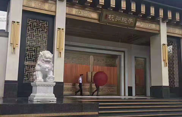 房地產銅門，小區銅門，售樓部銅門