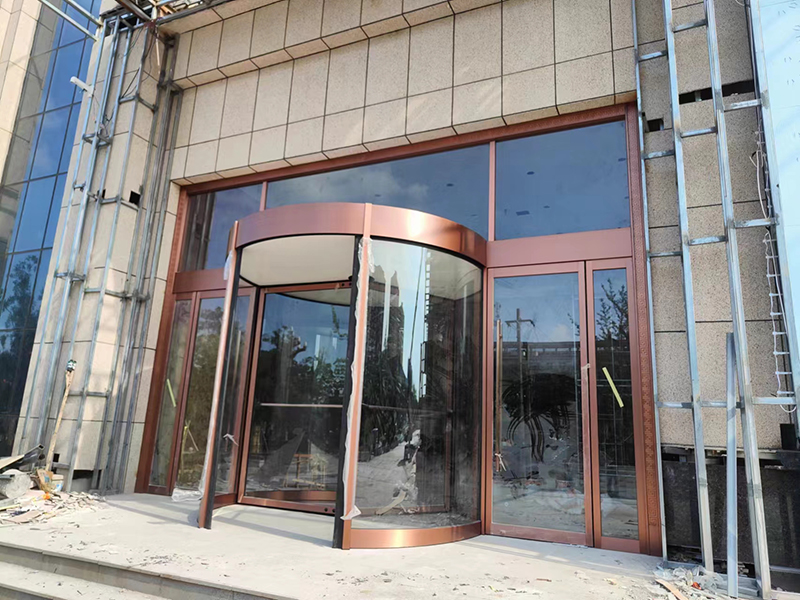渭南白水泉州灣酒店三翼手動旋轉門 渭南白水泉州灣酒店三翼手動旋轉門